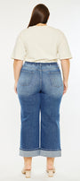 Conie High Rise Wide Leg Jeans (Plus Size) - Official Kancan USA