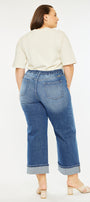 Conie High Rise Wide Leg Jeans (Plus Size) - Official Kancan USA