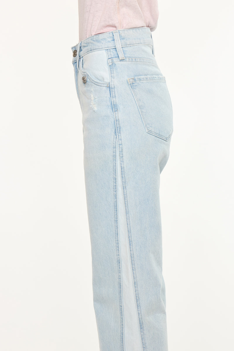 Maple High Rise Straight Leg Jeans