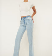 Maple High Rise Straight Jeans - Official Kancan USA