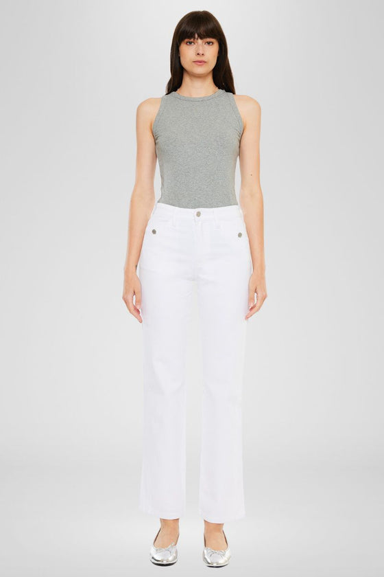 Marshmallow High Rise Straight - Official Kancan USA