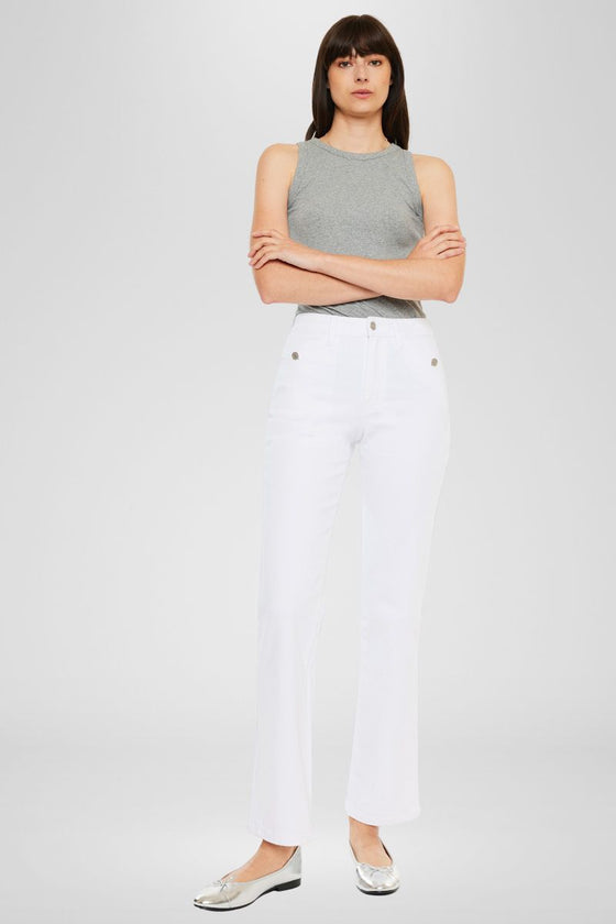 Marshmallow High Rise Straight - Official Kancan USA