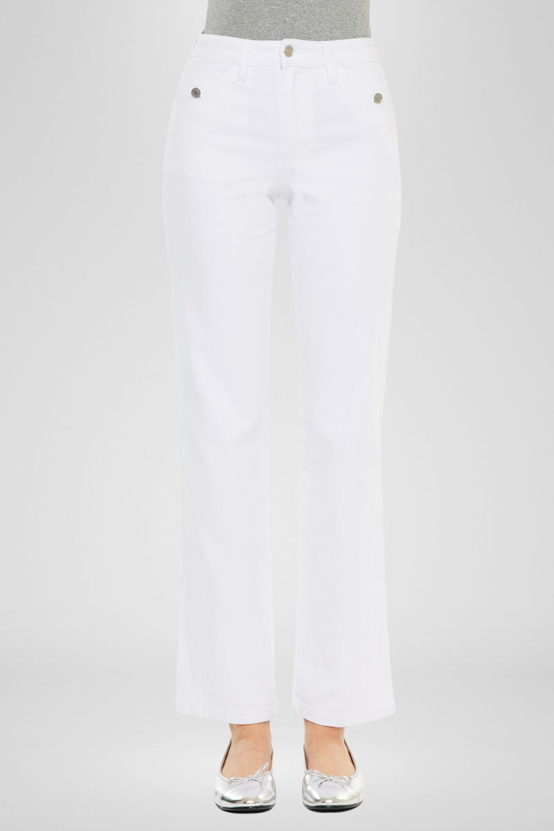 Marshmallow High Rise Straight - Official Kancan USA