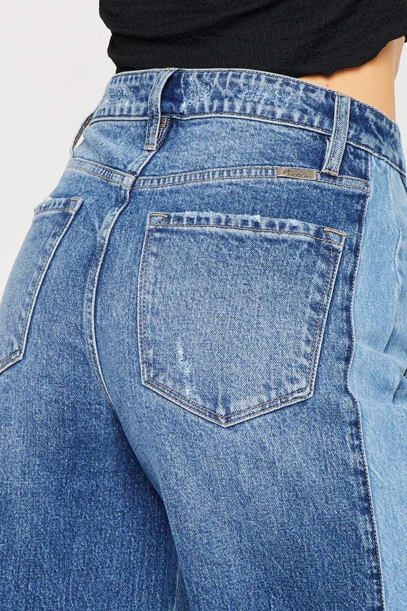 Clover High Rise Wide Leg Jeans – Kancan USA