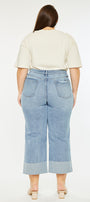 Jennie 90's Cropped Wide Leg Jeans (Plus Size) - Official Kancan USA