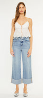 Alfie 90's Cropped  Wide Leg Jeans - Official Kancan USA