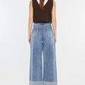 Alfie 90's Cropped  Wide Leg Jeans - Official Kancan USA