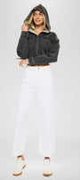 Alfie 90's Cropped  Wide Leg Jeans - Official Kancan USA