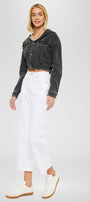 Alfie 90's Cropped  Wide Leg Jeans - Official Kancan USA