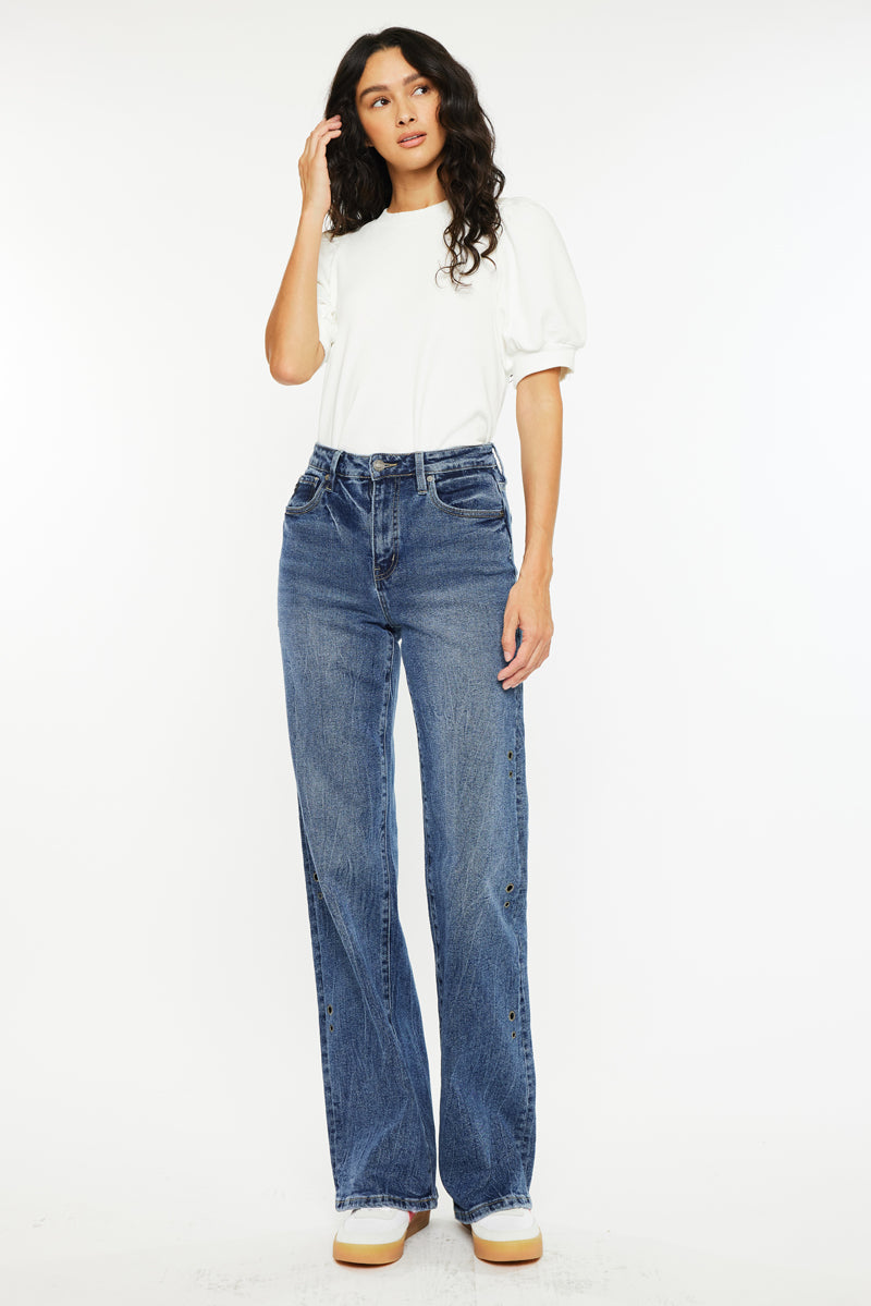 Hailey High Rise 90's Flare - Official Kancan USA