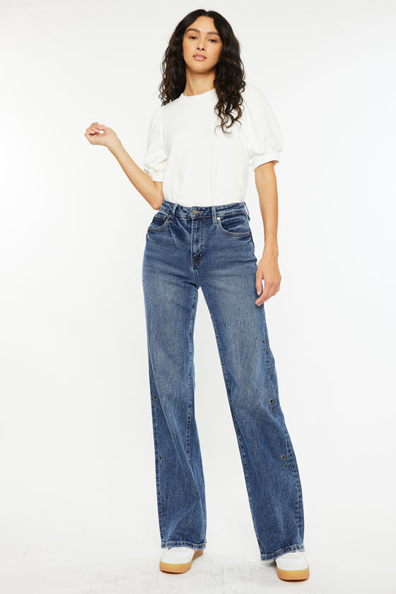 Hailey High Rise 90's Flare - Official Kancan USA