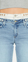 Caitlin High Rise Wide Leg Jeans - Official Kancan USA