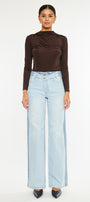 Clara High Rise Wide Leg Jeans - Official Kancan USA
