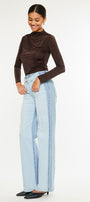 Clara High Rise Wide Leg Jeans - Official Kancan USA