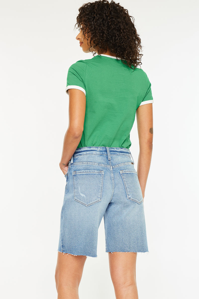 Talia Mid Rise Bermuda Shorts - Official Kancan USA