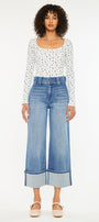 Irna 90's Cropped Wide Leg Jeans - Official Kancan USA