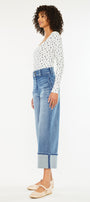 Irna 90's Cropped Wide Leg Jeans - Official Kancan USA