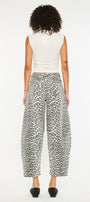 Xena High Rise Leopard Horseshoe Jeans - Official Kancan USA