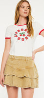 Rue High Rise Mini Denim Skirt - Official Kancan USA