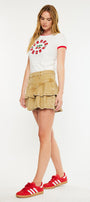 Rue High Rise Mini Denim Skirt - Official Kancan USA