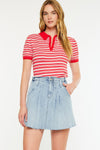 Kerro High Rise Midi Skater Skirt