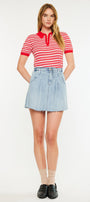 Kerro High Rise Midi Skater Skirt - Official Kancan USA