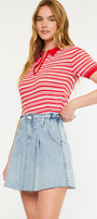 Kerro High Rise Midi Skater Skirt - Official Kancan USA