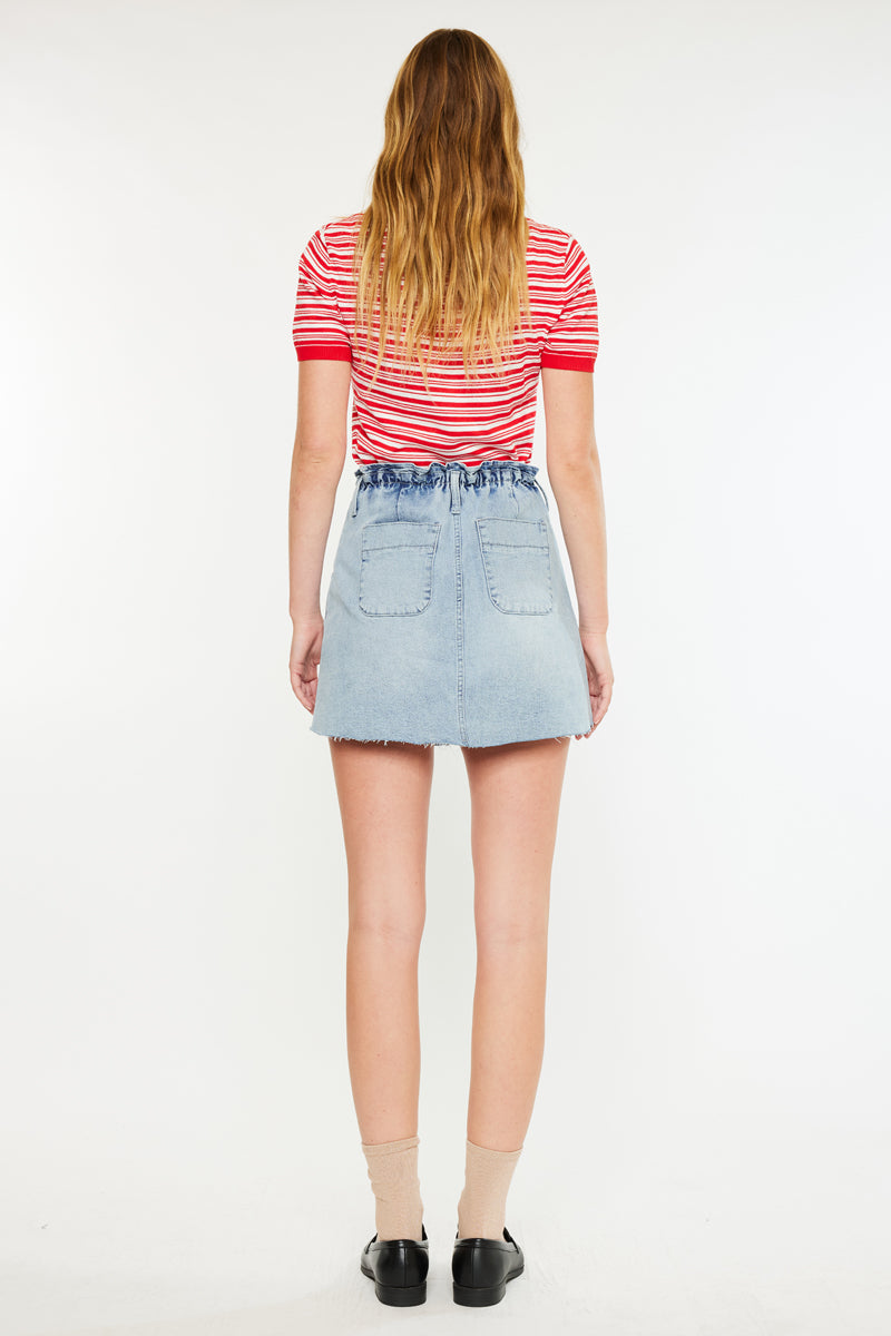 Kerro High Rise Midi Skater Skirt - Official Kancan USA