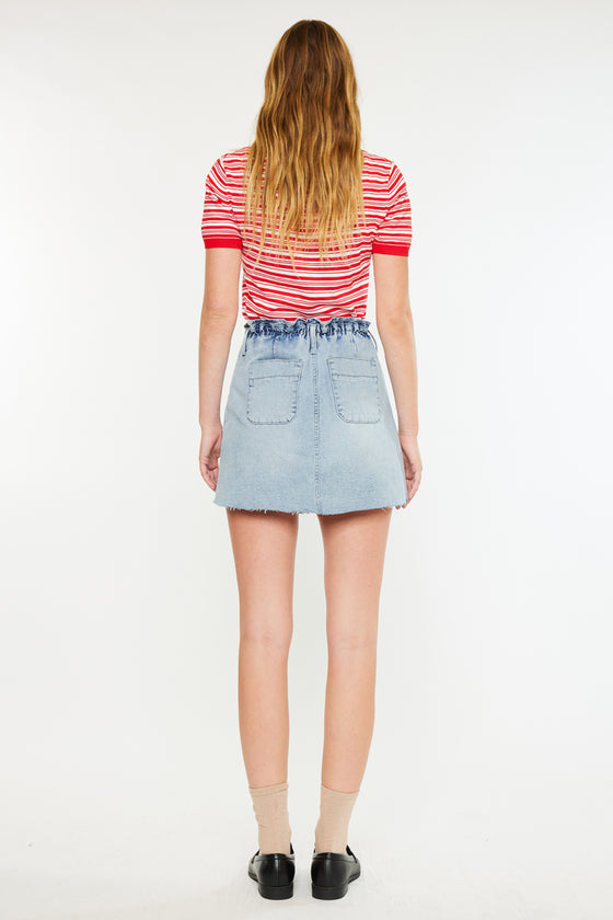 Kerro High Rise Midi Skater Skirt