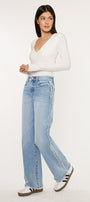 Sam High Rise Wide Leg Jeans - Official Kancan USA