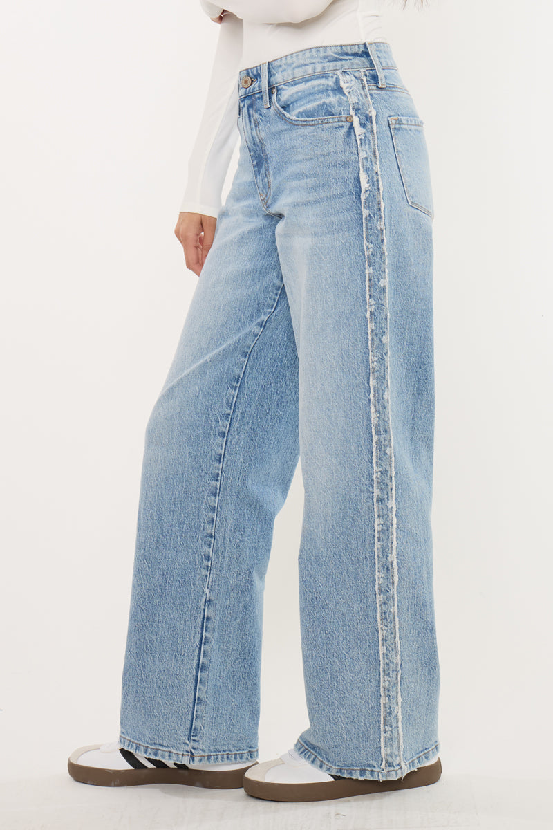 Sam High Rise Wide Leg Jeans - Official Kancan USA