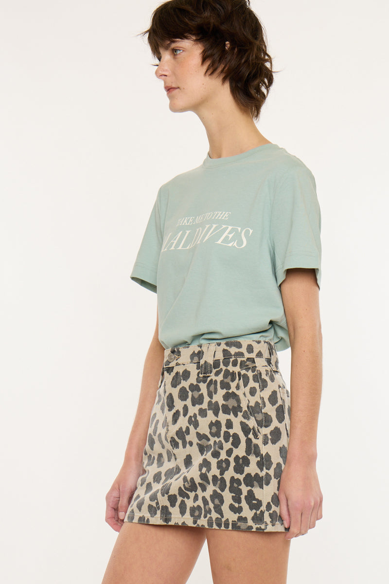 Leah Mid Rise Mini Skirt - Official Kancan USA