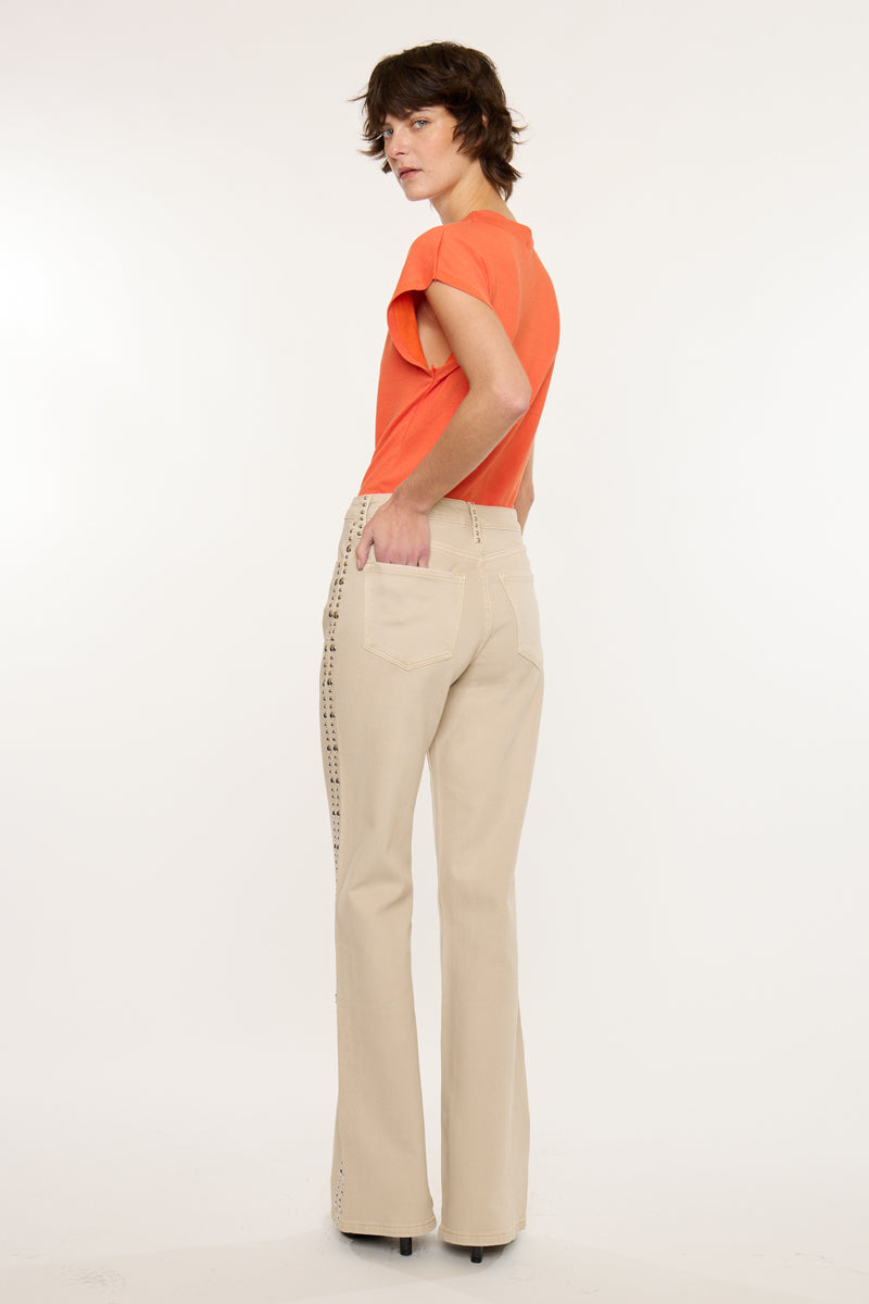 Gracelyn High Rise Wide Flare - Official Kancan USA