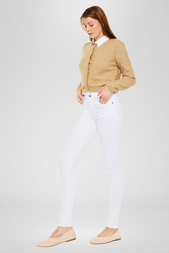 Alabaster High Rise Super Skinny Jeans - Official Kancan USA