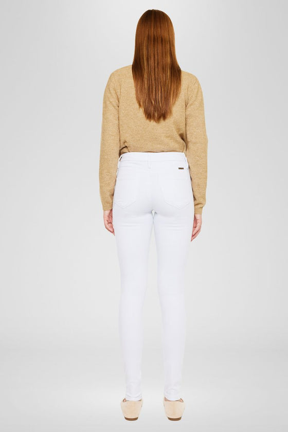 Alabaster High Rise Super Skinny Jeans - Official Kancan USA