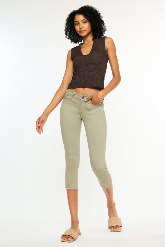 Lilian Mid Rise Capris