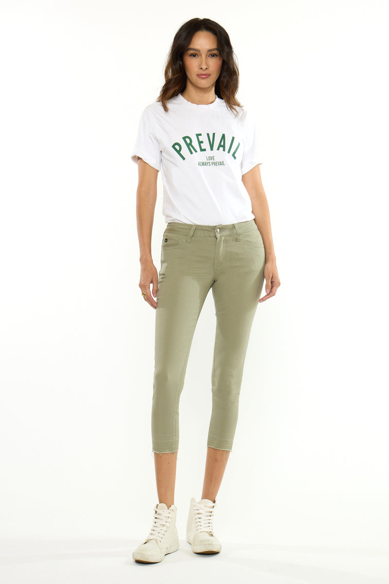 Lilian Mid Rise Capris