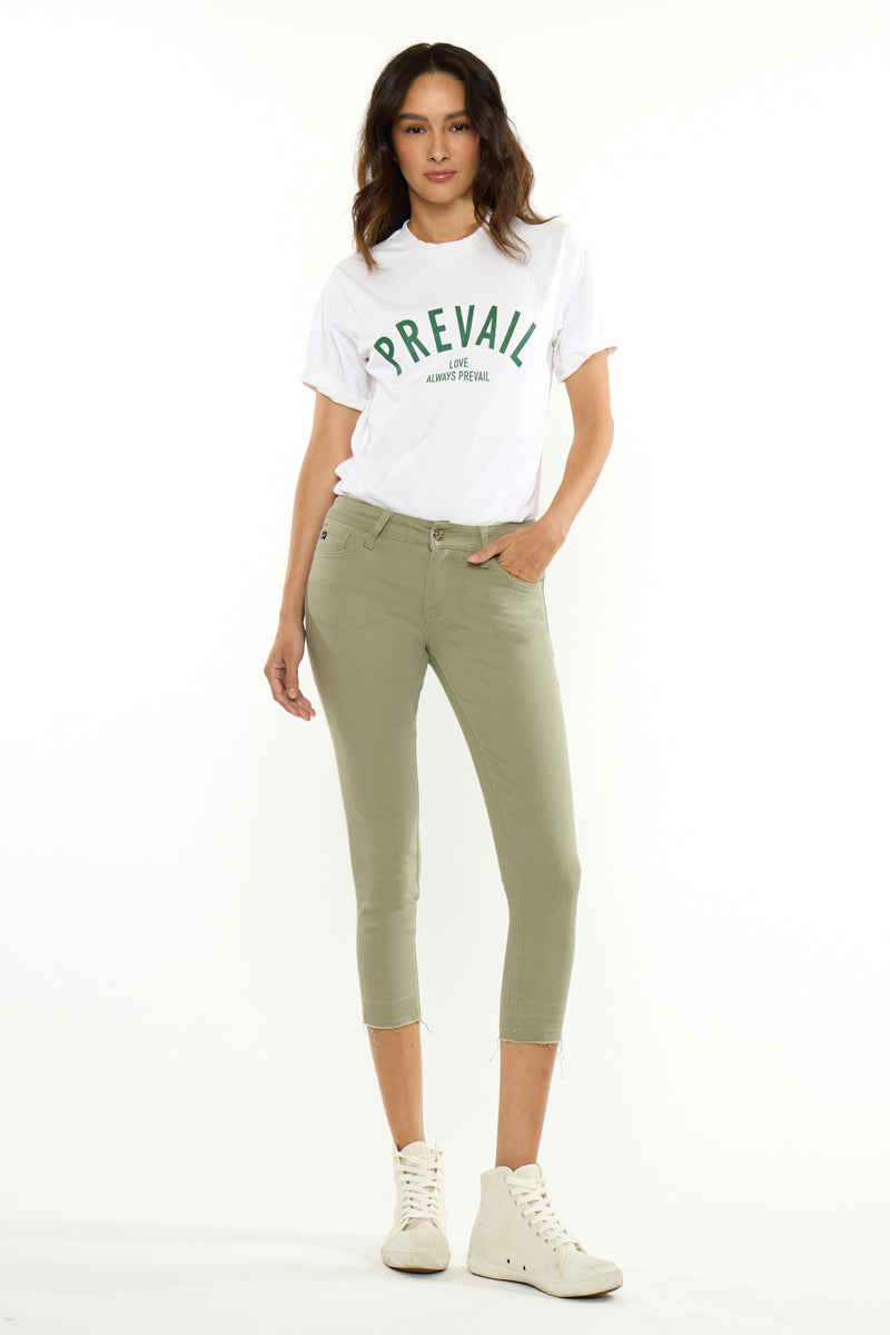 Lilian Mid Rise Capris