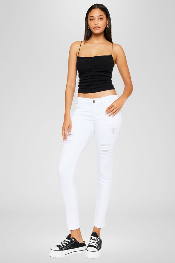June Low Rise Ankle Skinny Jeans - Official Kancan USA