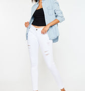 June Low Rise Ankle Skinny Jeans - Official Kancan USA
