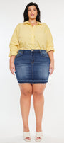 Lou High Rise Skirt (Plus Size) - Official Kancan USA