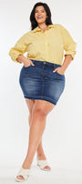 Lou High Rise Skirt (Plus Size) - Official Kancan USA