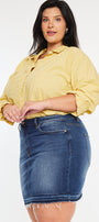 Lou High Rise Skirt (Plus Size) - Official Kancan USA