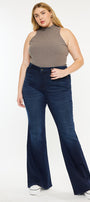 Anna Mid Rise Flare Jeans (Plus Size) - Official Kancan USA