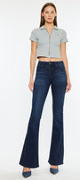 Trisha Mid Rise Classic Flare Jeans - Official Kancan USA