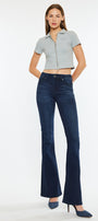 Trisha Mid Rise Classic Flare Jeans - Official Kancan USA