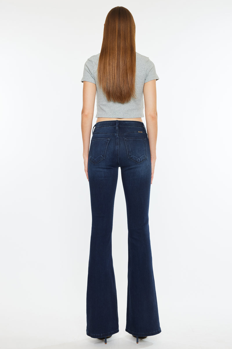 Trisha Mid Rise Classic Flare Jeans - Official Kancan USA