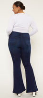 Darcy Mid Rise Flare Jeans (Petite Plus) - Official Kancan USA