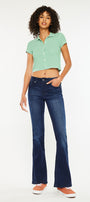 Prein Mid Rise Flare Jeans (Petite) - Official Kancan USA