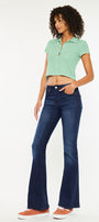 Prein Mid Rise Flare Jeans (Petite) - Official Kancan USA